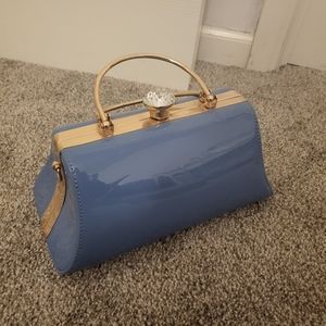 Blue purse